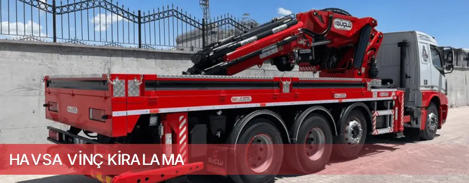 Havsa İlçemi Vinç Kiralama